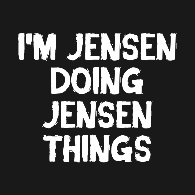 I'm Jensen doing Jensen things by hoopoe