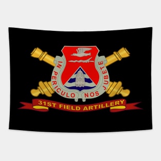 31st Field Artillery w Br - Ribbon Tapestry