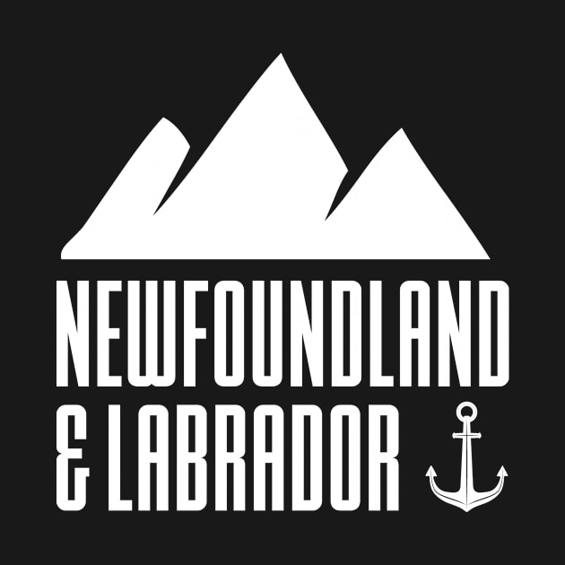 Mountains and Anchor || Newfoundland and Labrador || Gifts || Souvenirs by SaltWaterOre