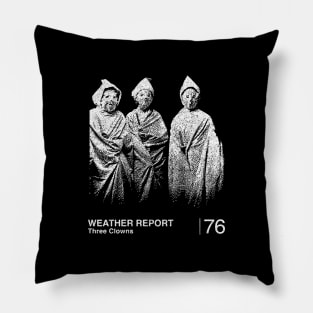 Weather Report / Minimalist Graphic Artwork Fan Design Pillow