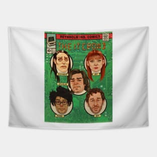 IT Crowd Comic Cover Tapestry