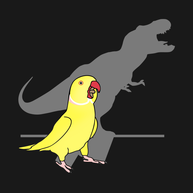 T-rex yellow indian ringneck by FandomizedRose