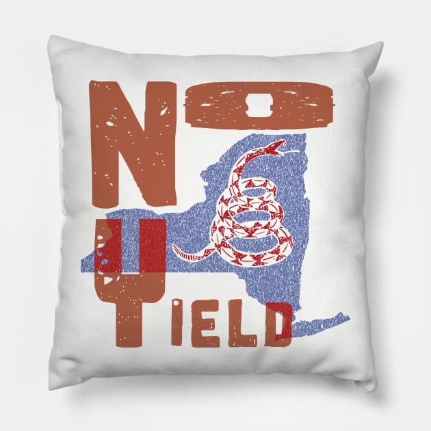 New York No Yield Pillow by pelagio