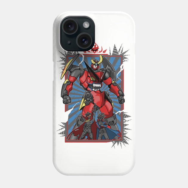 Pierce the Heavens (Blue Version) Phone Case by PrismicDesigns