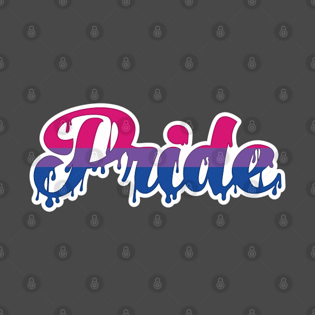 Bisexual Pride Drip by HyperOtterDesigns