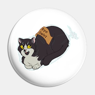 Catloaf: Rye Swirl (Tuxedo, L variant) Pin