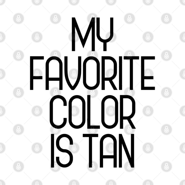 My favorite color is tan by asanaworld