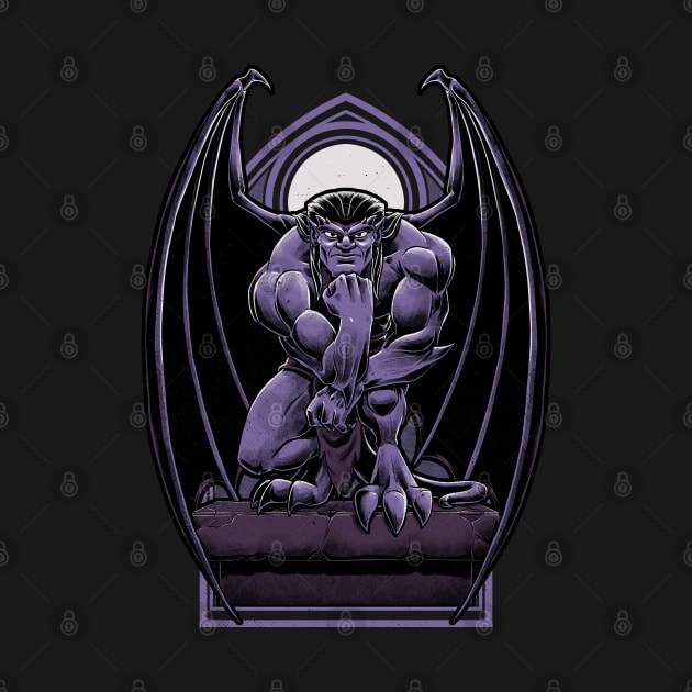 Gargoyle Animation Statue - Gothic 90s Animation by Studio Mootant