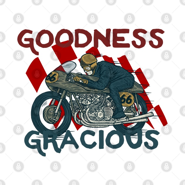 Goodness Gracious motorbike rider by SpaceWiz95