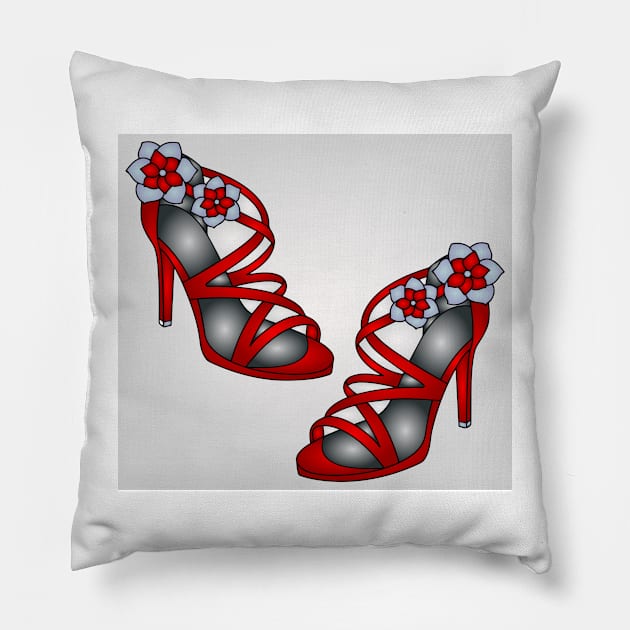 Footwear 70 (Style:10) Pillow by luminousstore