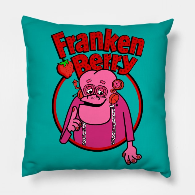 Franken Berry Pillow by OniSide