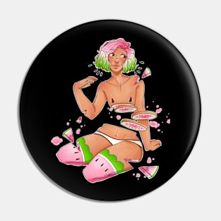 Watermelon girl Pin