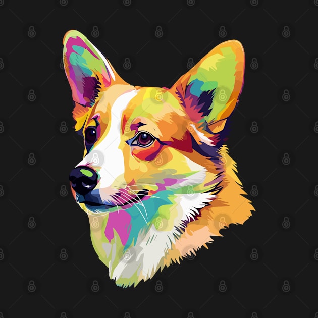 Corgi - Corgi Colorful by Kudostees