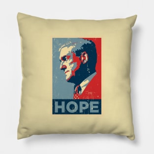 Robert Mueller HOPE Retro Obama Style Vintage Look Pillow