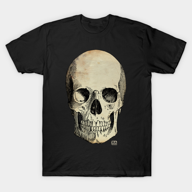 Vintage Gothic Skull - Skull - T-Shirt