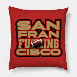 49ers fans unite Pillow