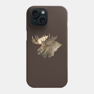 Moose Portrait Phone Case