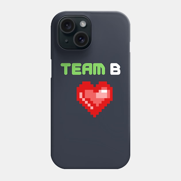 Team B Phone Case by FASHION GRAVEYARD