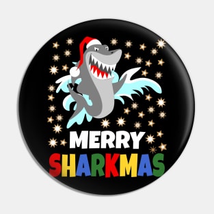 Merry Sharkmas Pin