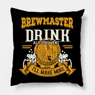 Homebrewing Brewing Craft Beer Brewer Gift Pillow