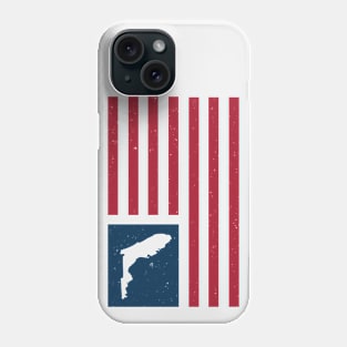 Vintage Florida USA Flag // Retro American Flag Stars and Stripes Phone Case