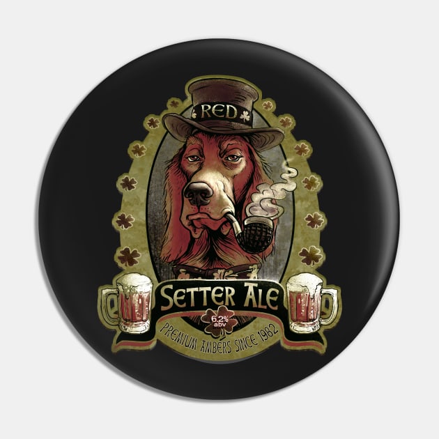 Red Setter Ale Pin by Mudge