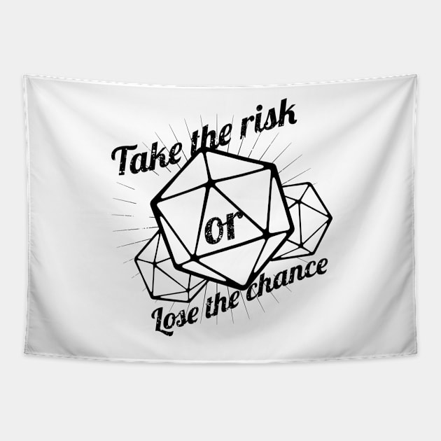 Pen and Paper Dice Quote Tapestry by avogel