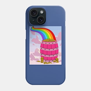 Rainbow With Boiler Pot Full Of Gold Phone Case