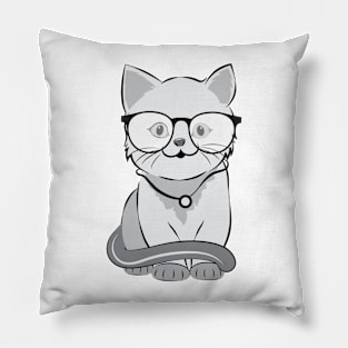 Cute cat lover T-Shirt Pillow