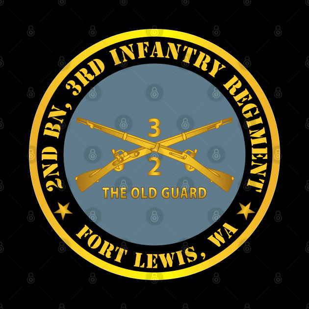 2nd Bn 3rd Infantry Regiment - Ft Lewis, WA - The Old Guard w Inf Branch by twix123844