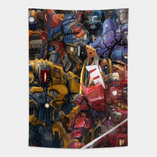 Mechs Assemble Tapestry