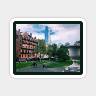 Boston Common Summer Day Magnet