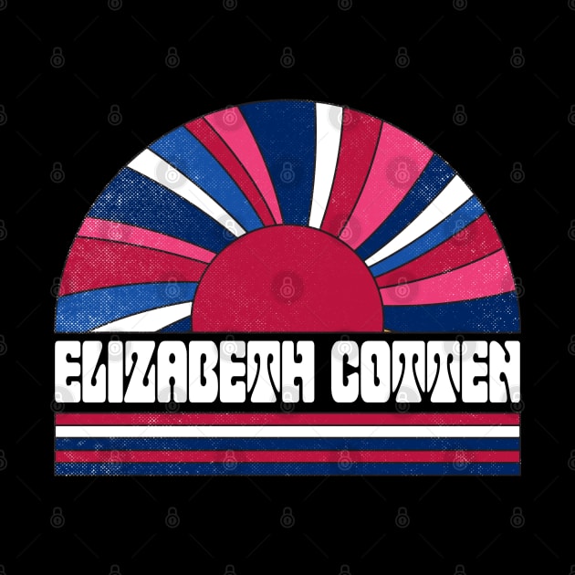 Elizabeth Proud Name Personalized Retro Flowers Beautiful by Friday The 13th