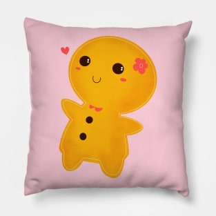 Gingerbread couple - Girl Pillow