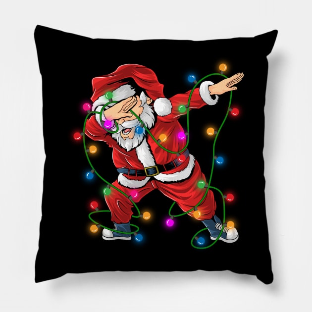 Dabbing Santa Claus Christmas Fun Ho Dubbing Pillow by Upswipe.de