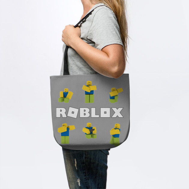 Roblox Noob Roblox Tote Teepublic - roblox oof tote bag