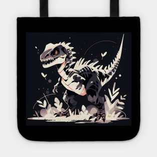 Rex skeleton dinosaur Tote