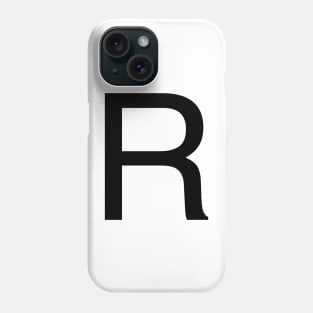 Helvetica R Phone Case