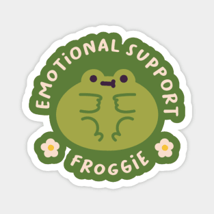 emotional support froggie Magnet