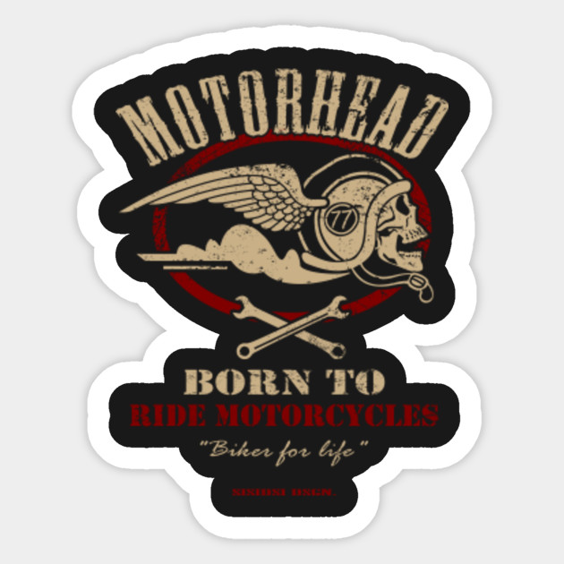 Motorhead Rider Sticker Teepublic