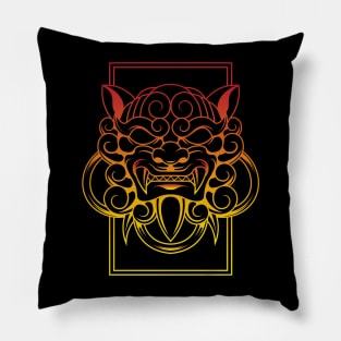 Komainu Line Art 1.5 Pillow