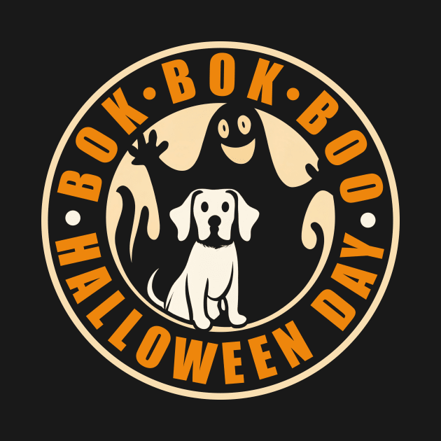 Bok Bok Boo Funny Dog Halloween by fupi