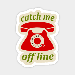 Vintage telephone Magnet