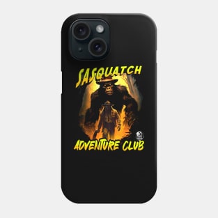 Sasquatch Adventure Club Bigfoot Explorer Action Movie Poster Phone Case