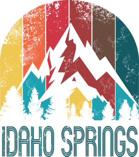 Retro City of Idaho Springs T Shirt for Men Women and Kids Magnet