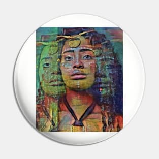 Black Lives Matter (Tribal Woman) Pin