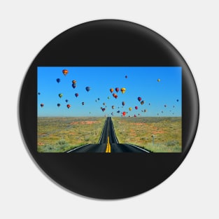 Balloon highway Pin