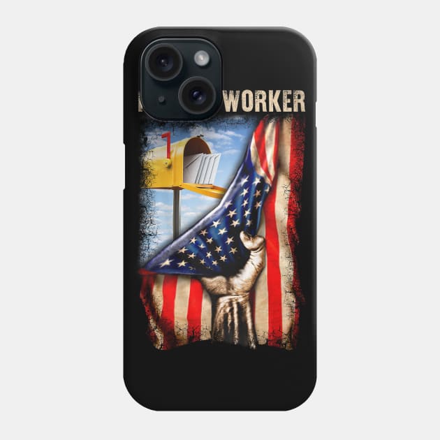 Postal Worker Flag Phone Case by janayeanderson48214