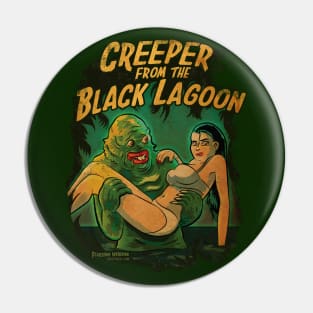 Creeper From The Black Lagoon Pin