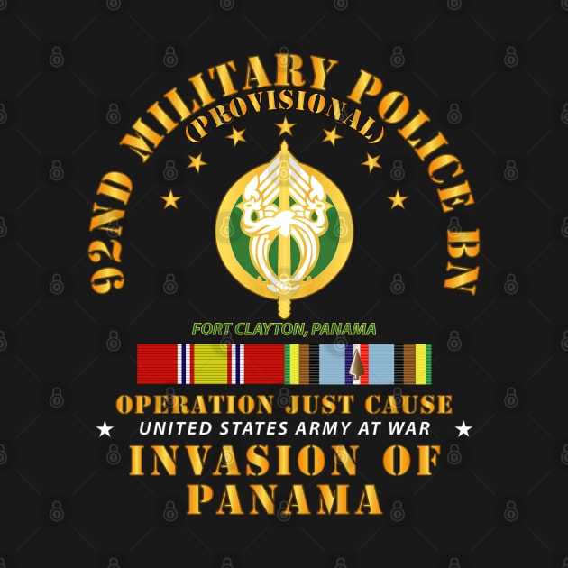 92nd Military Police Bn- Ft Clayton Panama w Svc Ribbons by twix123844